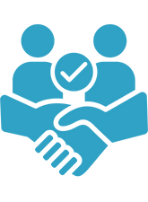 An icon showing agreement